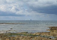 Tidal coast on the Ile d'Olron